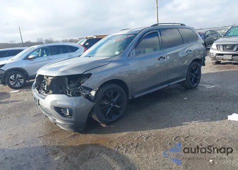 2018 Nissan Pathfinder Sl из США, поврежденный, VIN 5N1DR2MM8JC649136